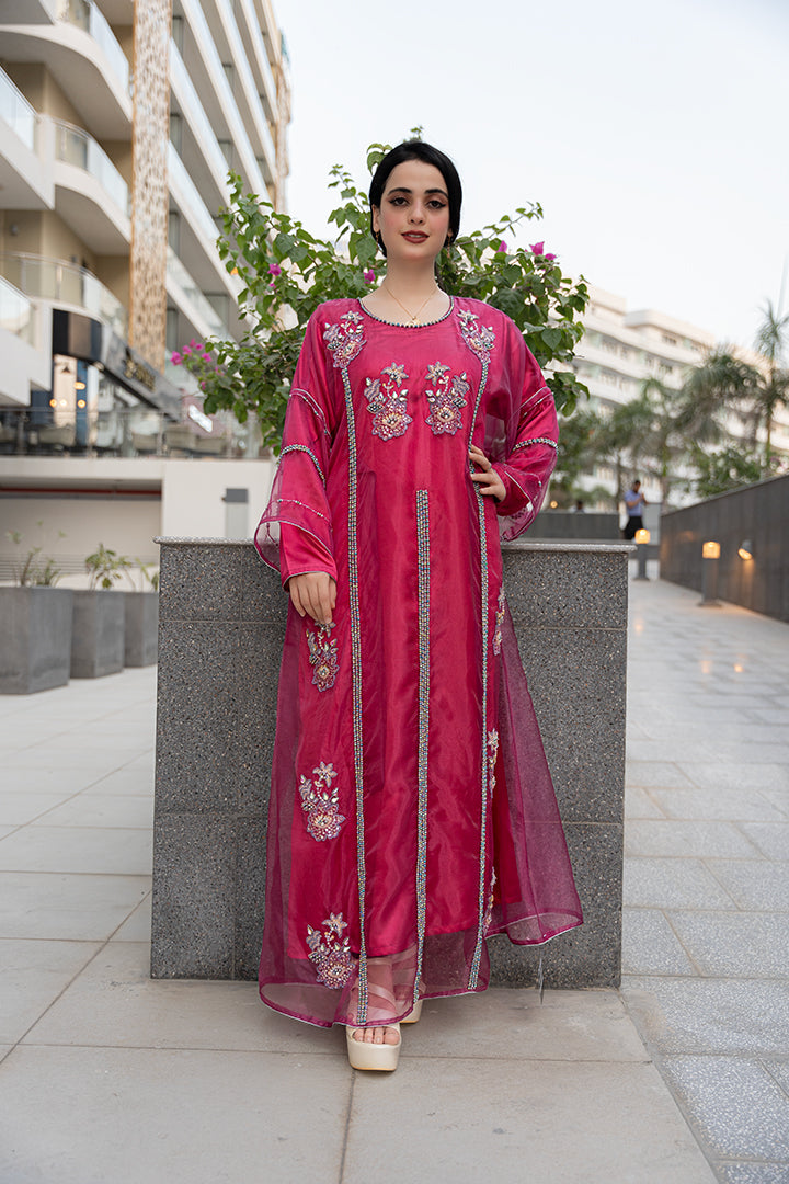 New collection combinaton of chiffon and organza